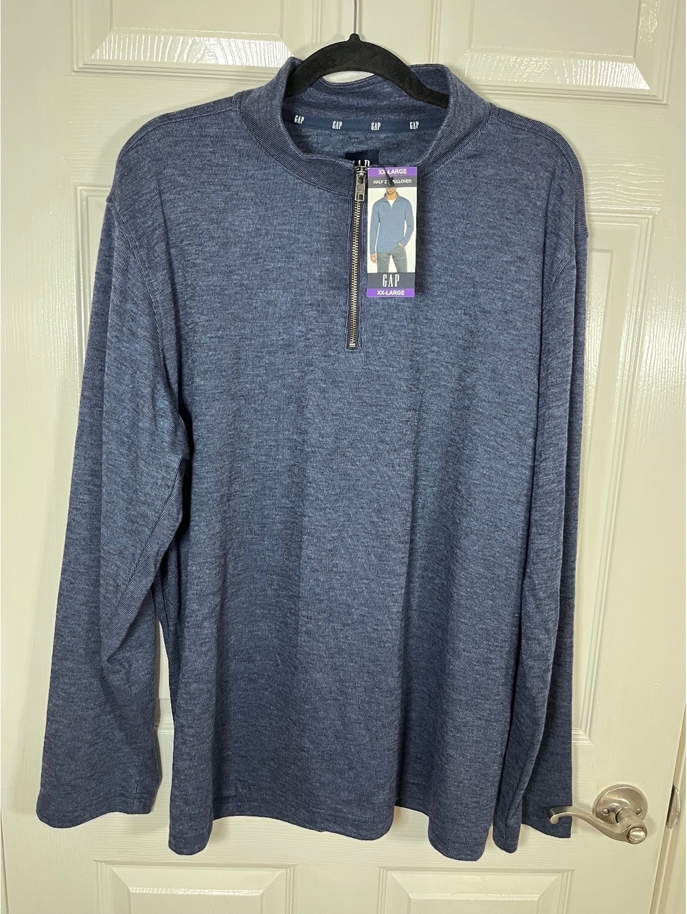 Gap Blue Quarter Zip Pullover men’s XL Gorpcore cabincore